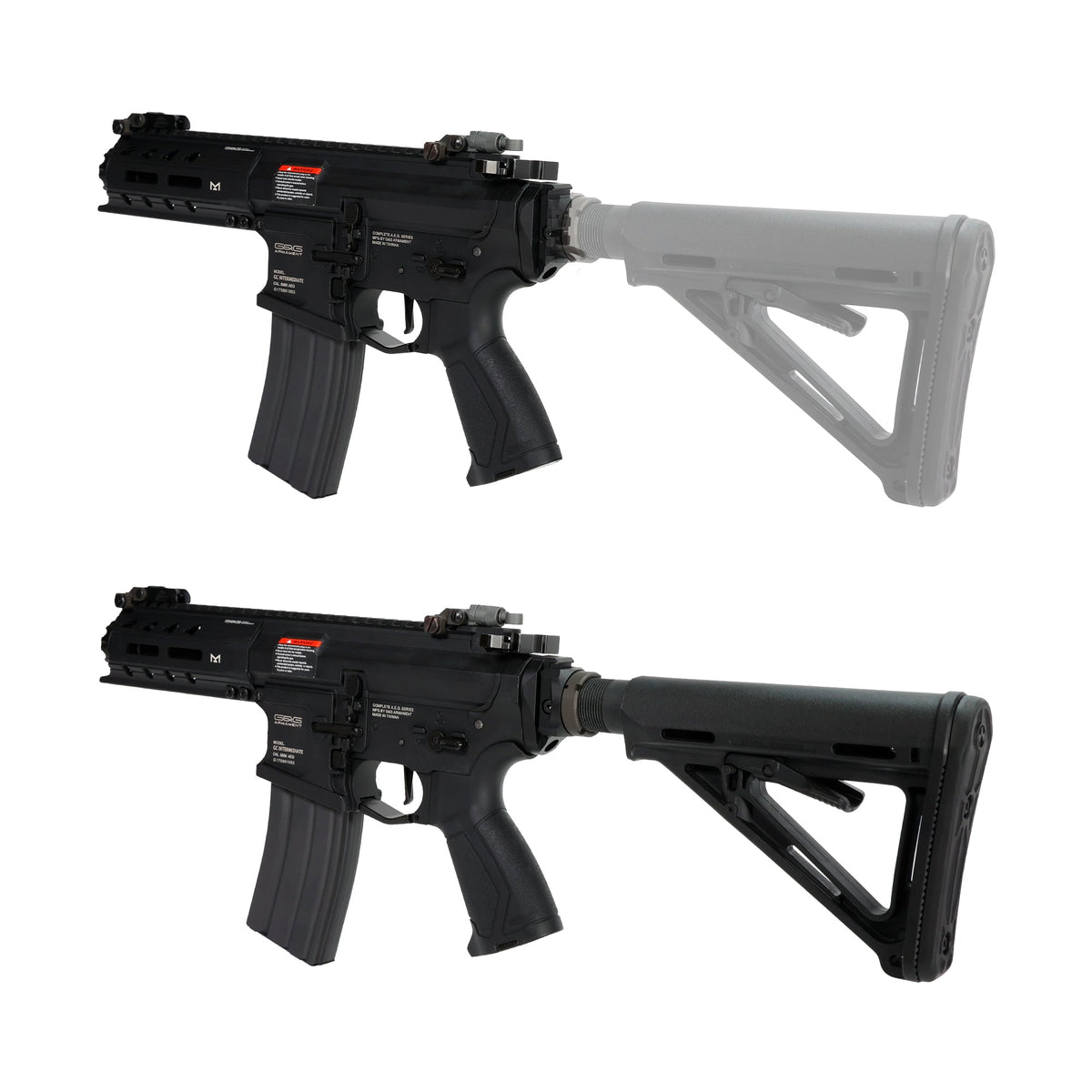 LayLax】スタンダードM4用 2wayピカティニーリアストックベース（2025