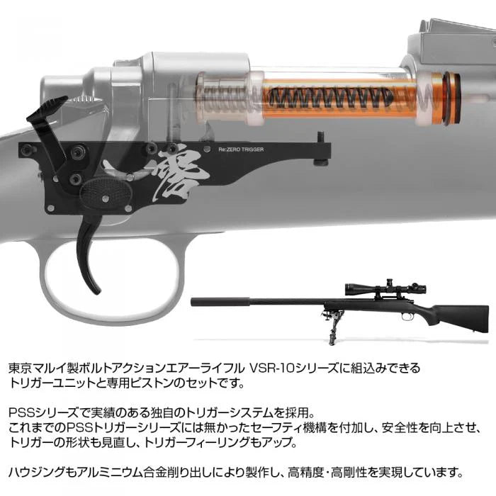 ライラクス VSR10 Re:ゼロトリガー ハイプレッシャーピストンZERO付 VSR-10用 Re:ゼロトリガー ハイプレッシャーピストンZERO付 [PSS]