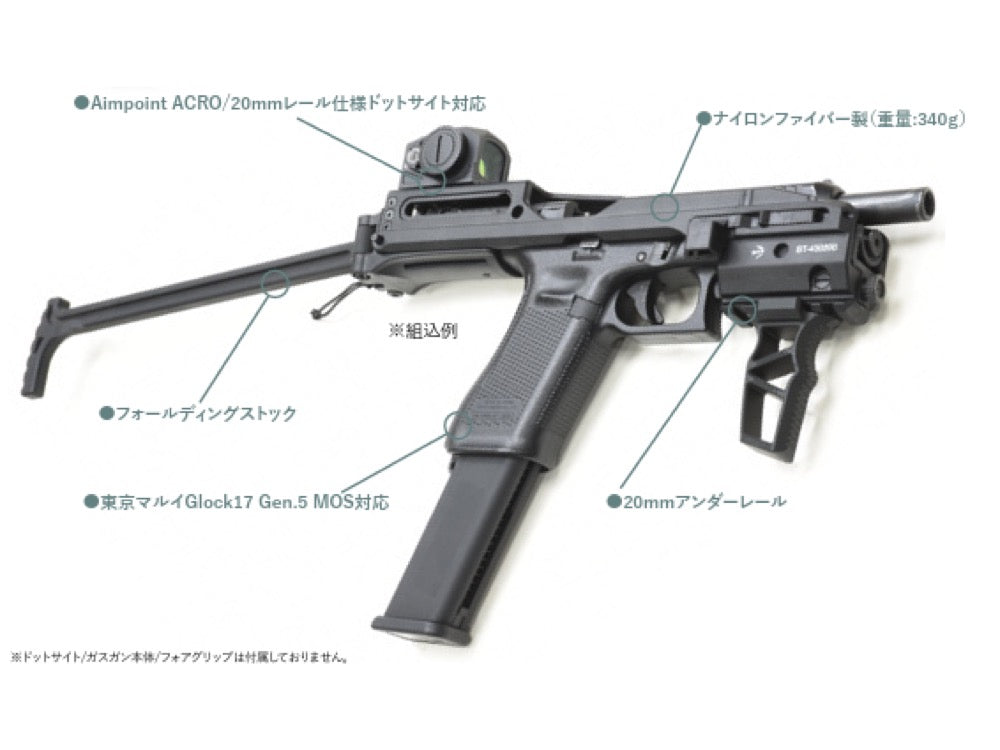 GUARDER】マルイG17G5用 BK B&T USW-G17コンバージョンキット