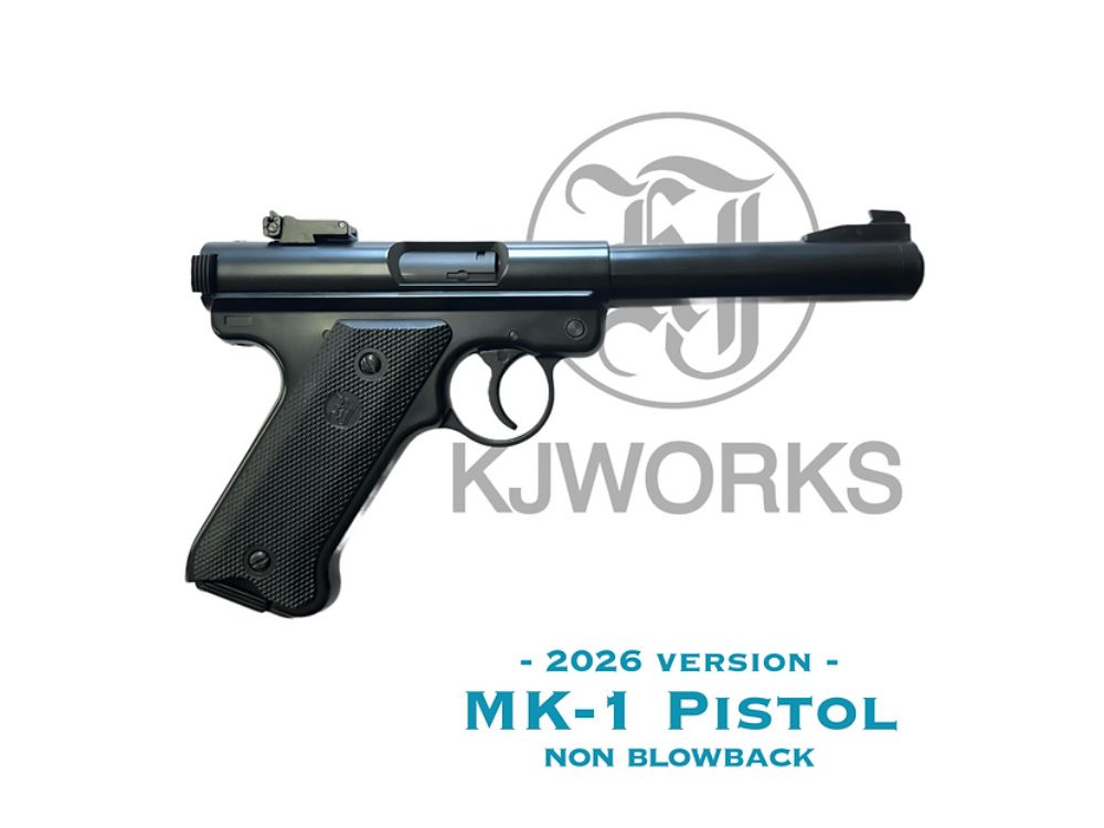 KJWORKS】MK-1 ピストル 固定ガスガン 2026アップデート仕様（2026年7