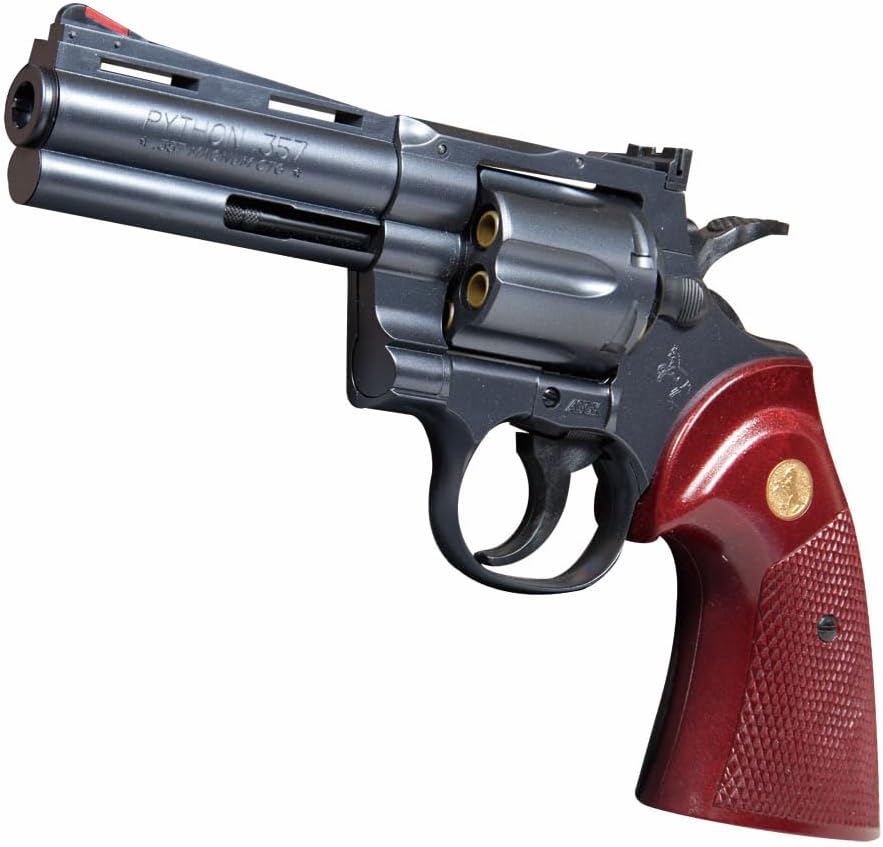 クラウンモデル】COLT PYTHON 4インチ ブラック ウッドタイプグリップ
