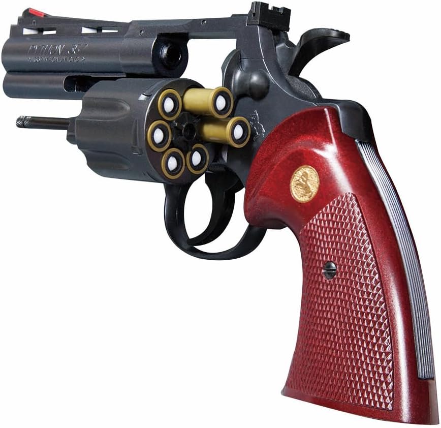 クラウンモデル】COLT PYTHON 4インチ ブラック ウッドタイプグリップ