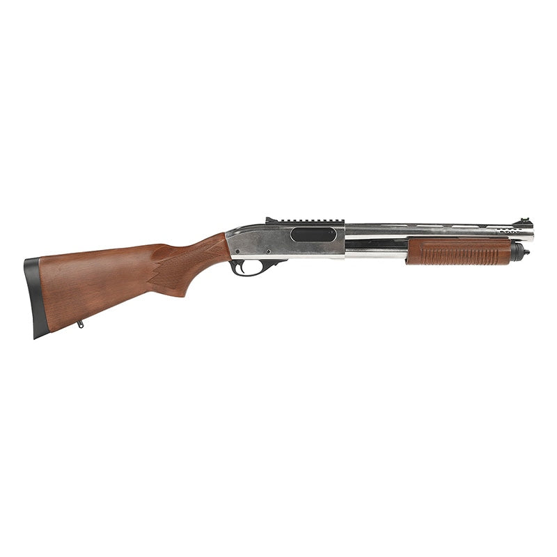 Golden Eagle】M870 ガスショットガン ショートモデル Silver/RealWood