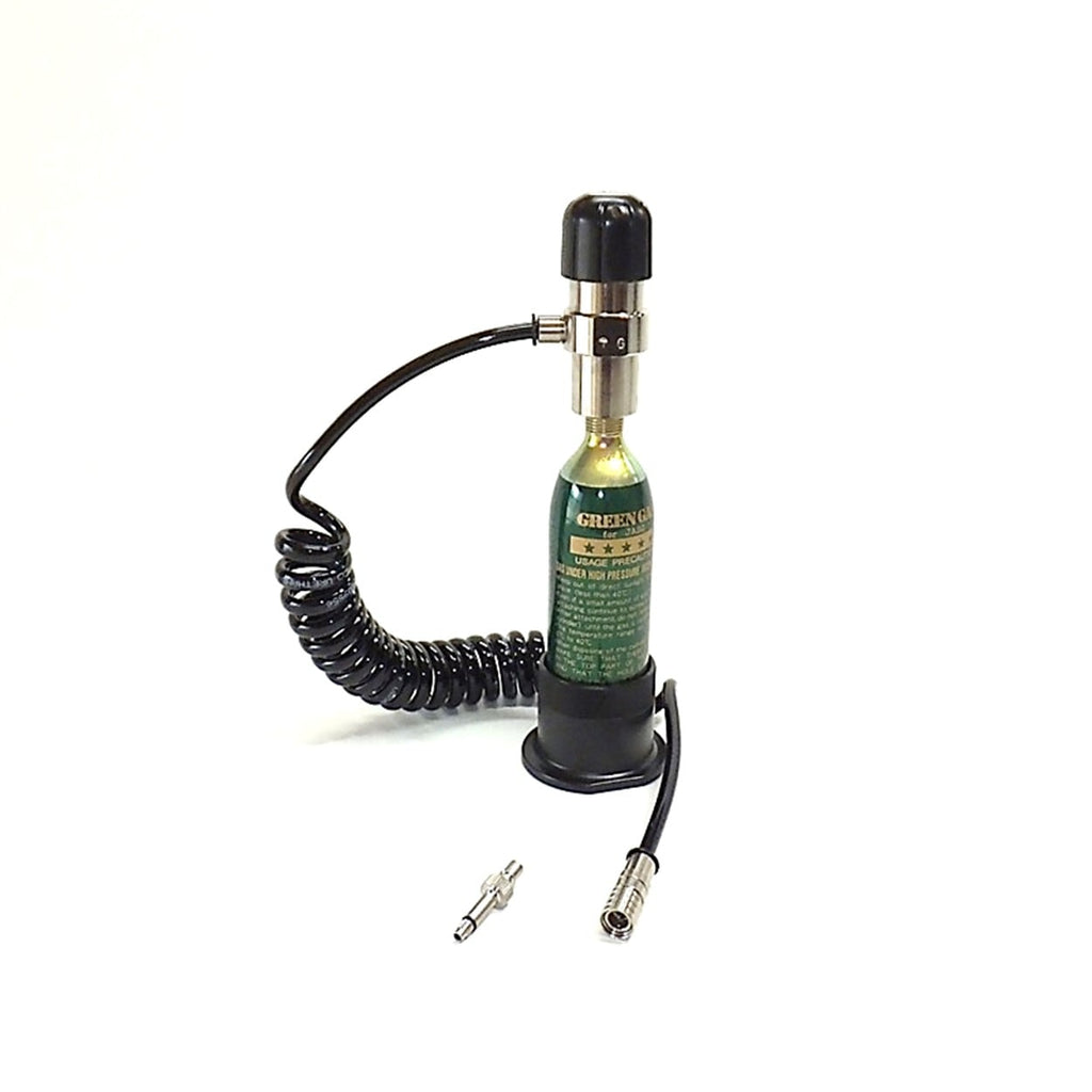 【SUN PROJECT】No.13500 エアソフトガン用 グリーンガスレギュレーター スタートセット コイルホース