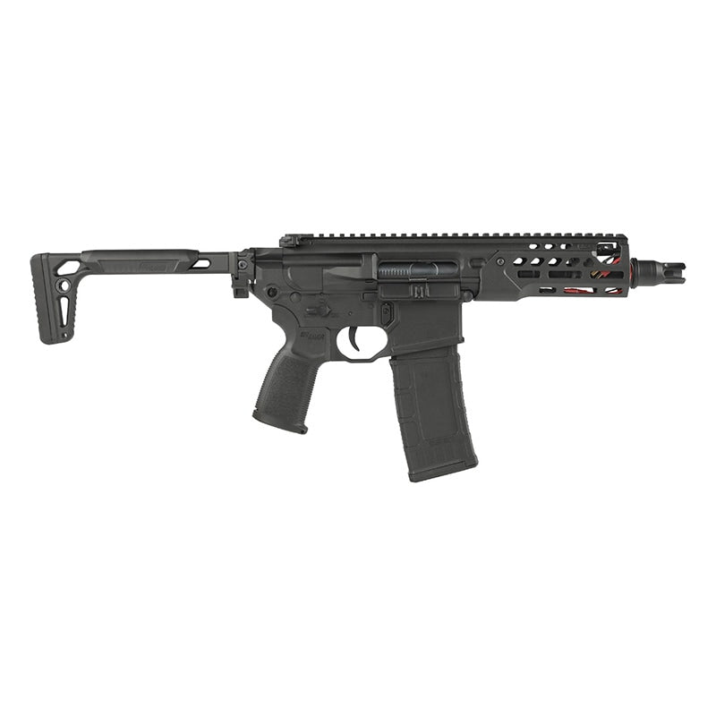 早い者勝ち電動ガン ブラック スコープ付き WindyEast】MCX SPEAR LT 6inch AEG 電動ガン プリコック機能付電子