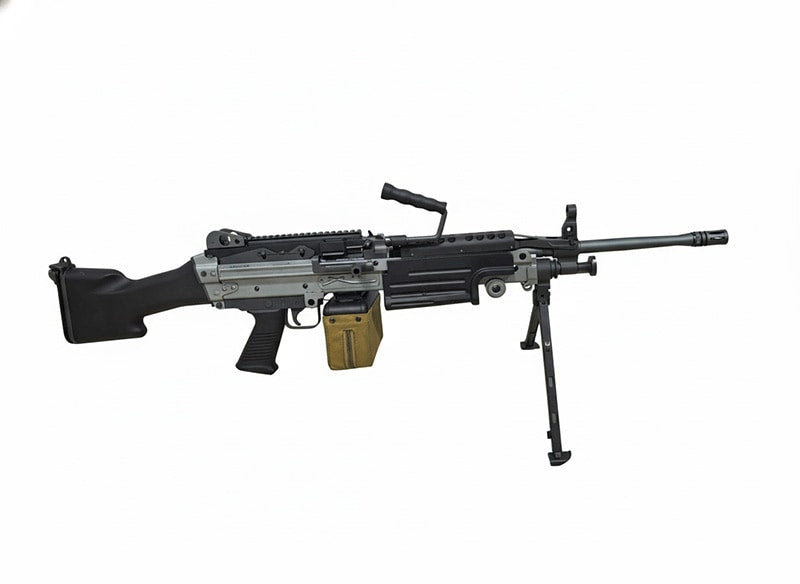 WELL PRO】M249 SAW LMG ライトマシンガン 電動ガン ツインモーター