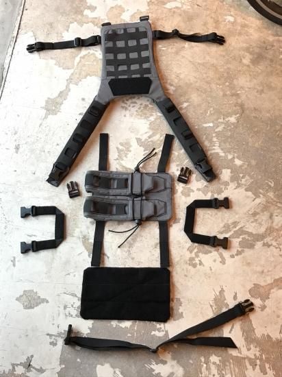 x115xTAYLOR】P90 CHEST RIG with GRID CUT HARNESS – ROCK-et