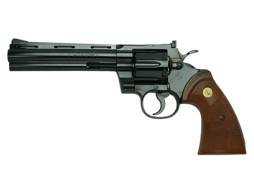 【타나카】 Colt Python .357 Magnum 6inch “R-model” 스틸 피니쉬 모델건