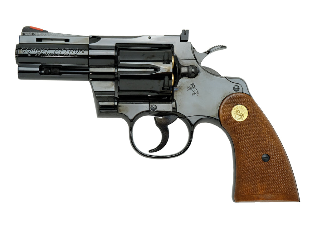 【타나카】 Colt Python .357 Magnum 3inch “R-model” 스틸 피니쉬 모델건