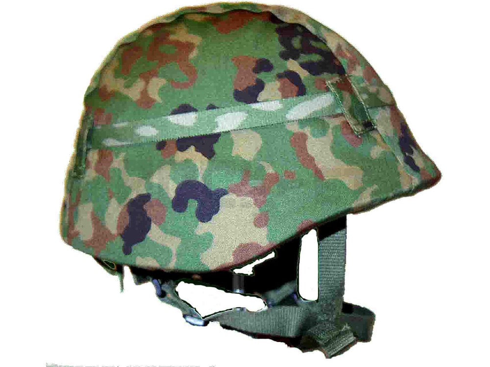 初期モデル(陸上自衛隊)防衛庁共済組合レプリカ　88式迷彩鉄帽覆2形(小) 陸自
