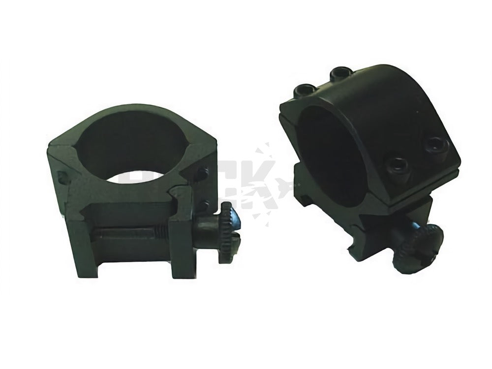 【HYUGA】マウントリング 1インチ径 高さ6mm 2個セット