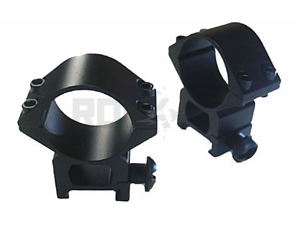 【HYUGA】マウントリング 30mm径 高さ16mm 2個セット