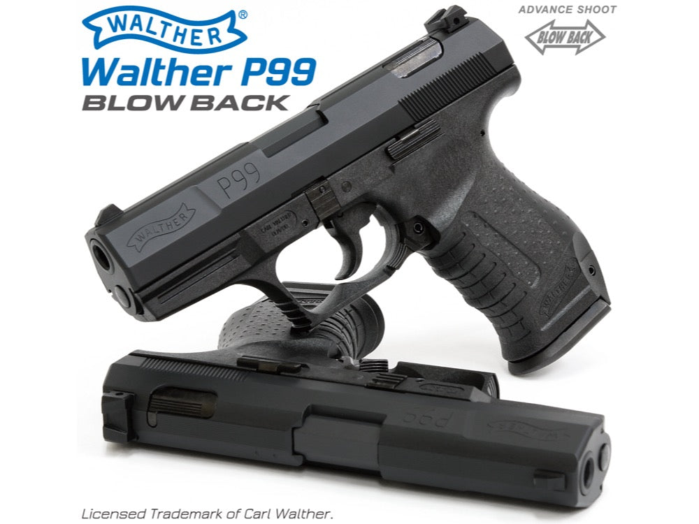 マルゼン】ワルサー P99 ガスブローバック ブラック 最新ロット