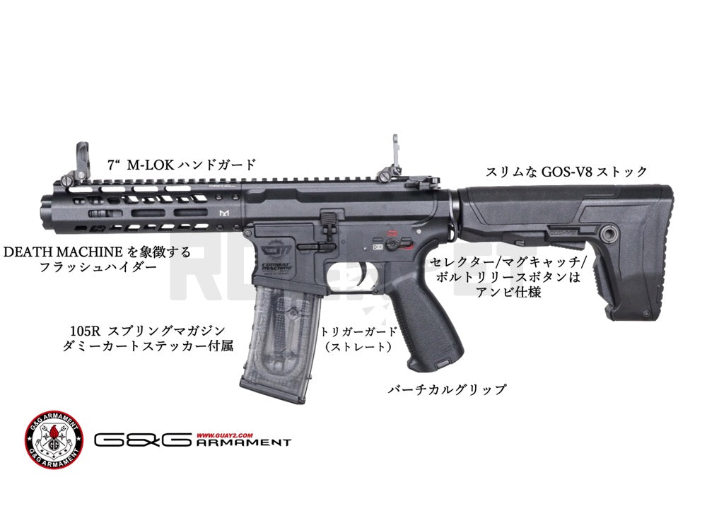 GG M4 105R スプリング式 マガジン 電動ガン用 105発撃ち切り