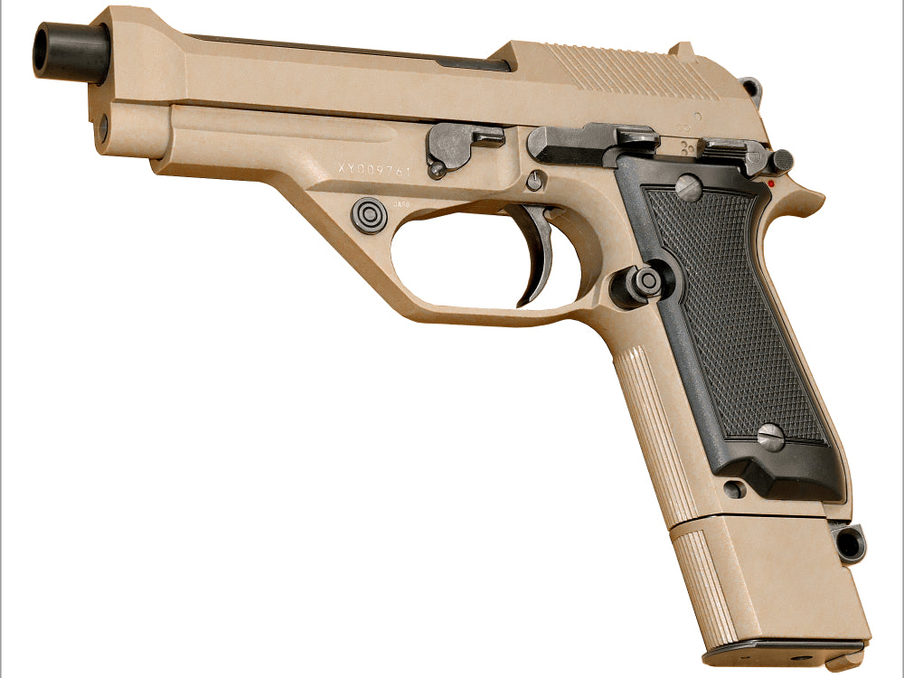 KSC M93Rデザートスパルタン 新品、未使用 予備マガジン1本付属 - トイガン