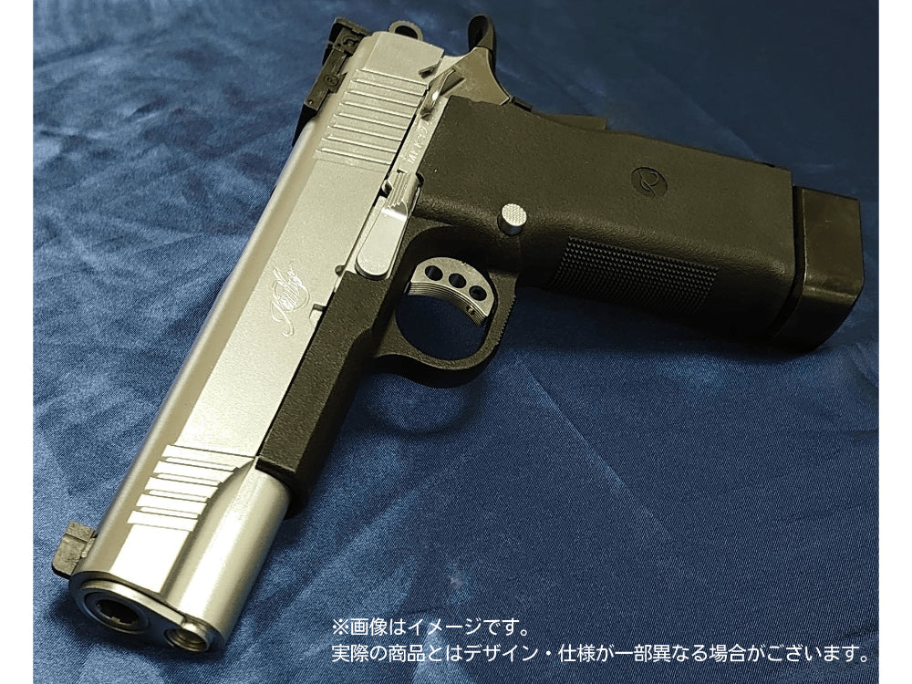 販売買いマルシン Kimber GOLD MATCH Tactical Force DUAL MAXIキンバー ゴールドマッチ 金属カートリッジ63個付 排莢式 ガスガン ガスブローバック ガスガン