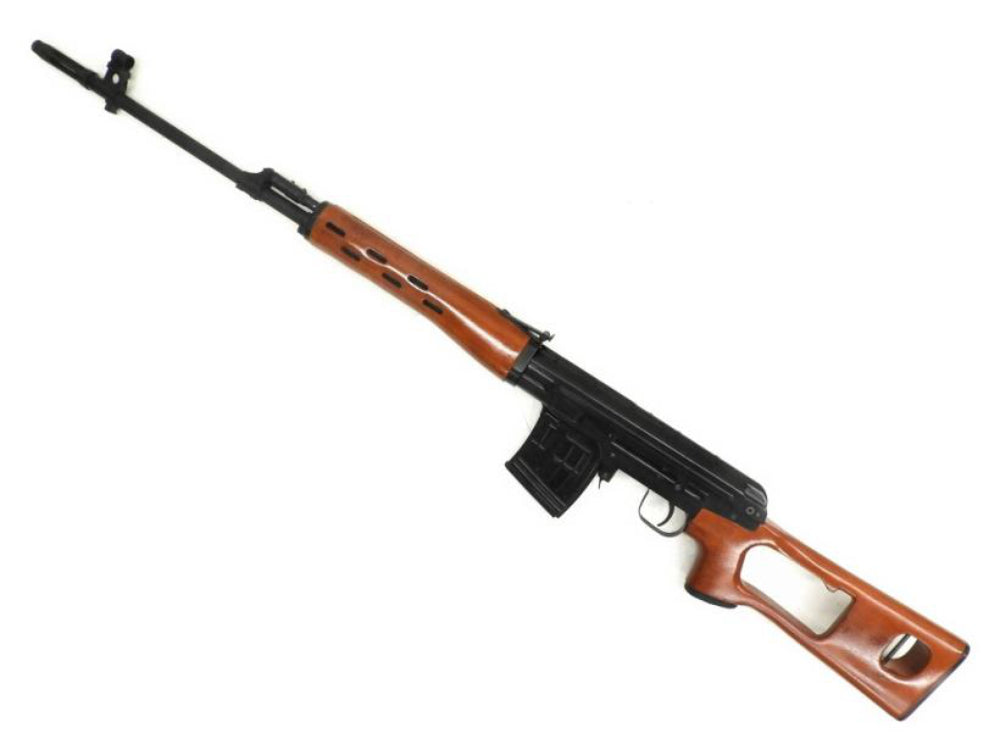 WE】 ドラグノフ SVD アルミレシーバー＆リアルウッドストック ガス