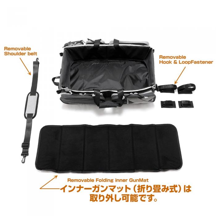 LayLax】背負える!コンテナガンケース ≪コンパクト(サブマシンガン