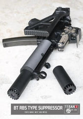 x115xTAYLOR】東京マルイ次世代MP5SD用 BT RBS TYPE SUPPRESSOR – ROCK-et