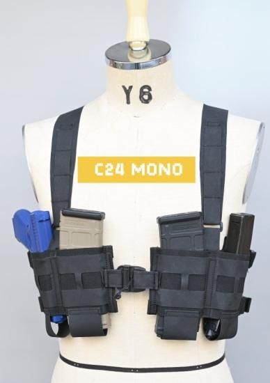 【x115xTAYLOR】C24 "MONO" FRONT SPLIT CHEST RIG