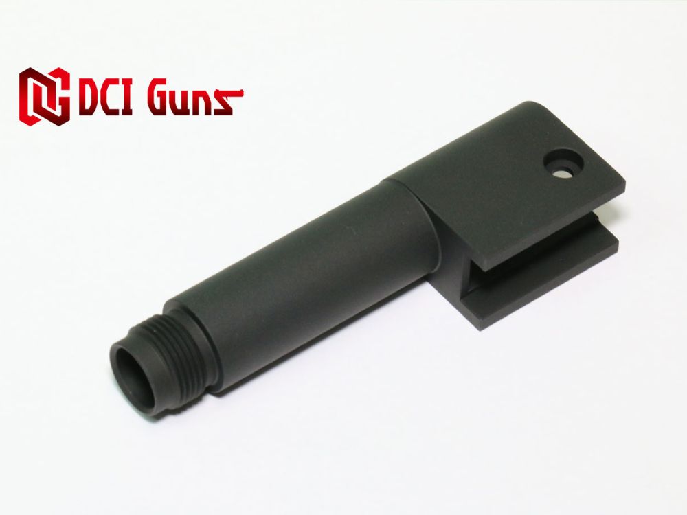 【DCI Guns】メタルアウターバレル 14mm逆ネジ 東京マルイ SOCOM Mk23用 ブラック