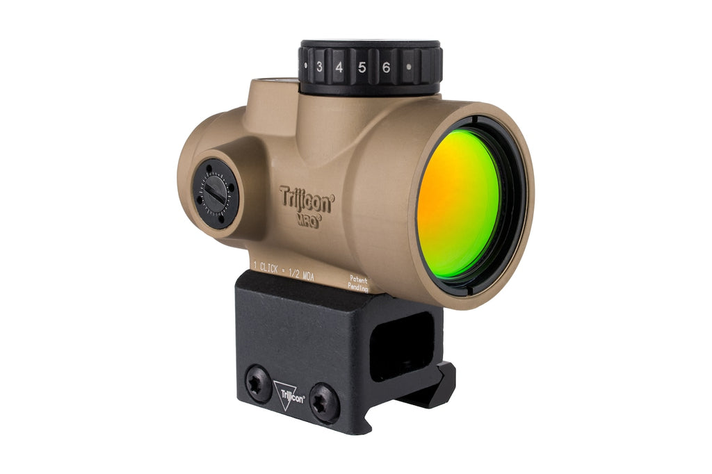 【Trijicon】MRO SD 1x25 Red Dot Sight Coyote Brown Lower 1/3 Co-witness Mount
