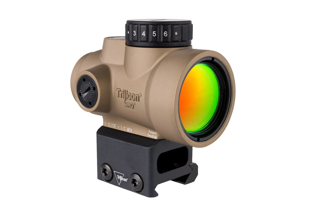 【Trijicon】MRO SD 1x25 Dot Sight Coyote Brown Full Co-witness Mount