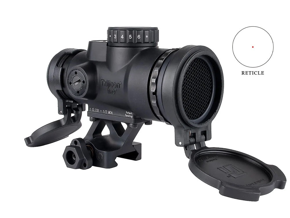 【Trijicon】MRO SD Patrol 1×25 Red Dot Sight 2.0 MOA Adjustable Red Dot; w/ 1/3 Co-Witness Quick Release Mount