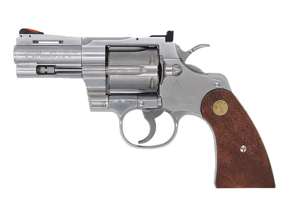【タナカ】Colt Python .357Magnum 3inch “R-model”  ステンレス･フィニッシュ ガスガン