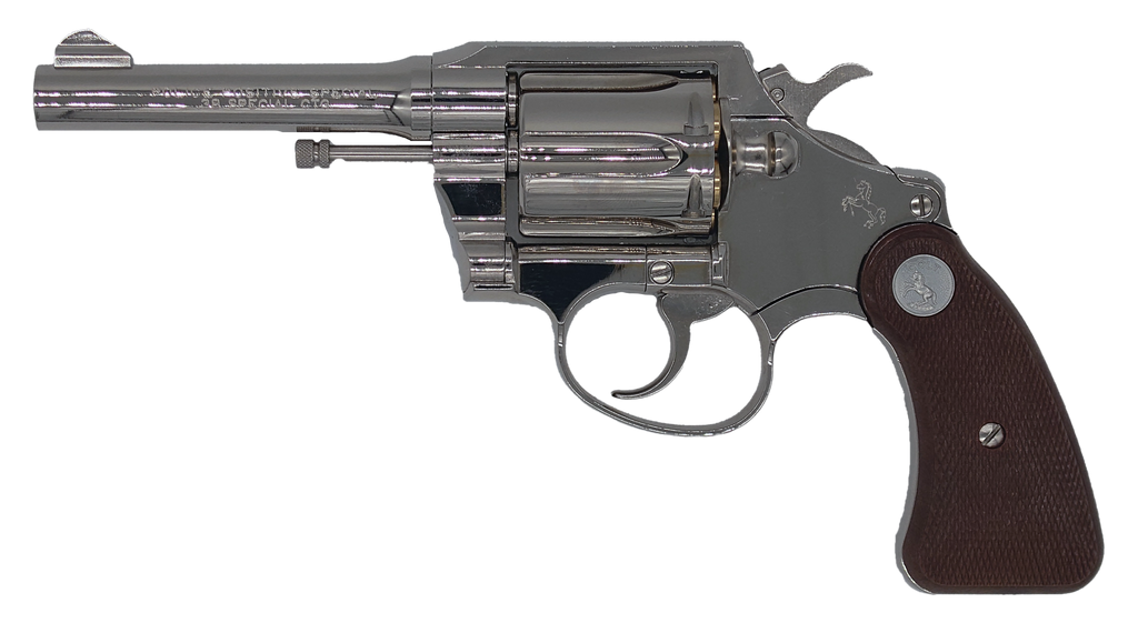 【タナカ】Colt Police Positive Special 4inch 3rd issue “R-model”  Nickel Finish モデルガン（2025年6月中旬新発売予約）