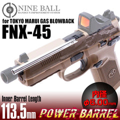LayLax] Tokyo Marui Gas Blowback FNX-45 Power Barrel, 113.5mm