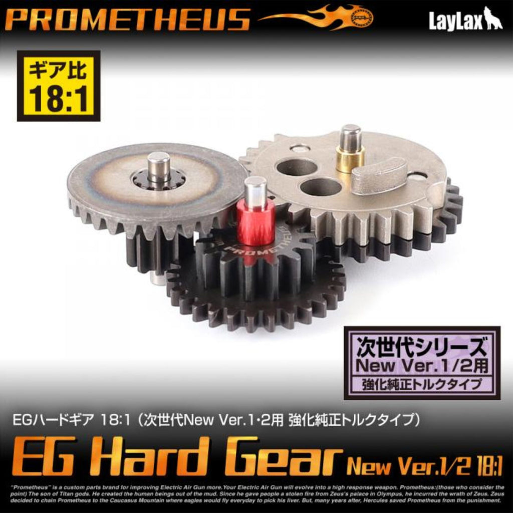 【LayLax】東京マルイ 次世代シリーズ用 EGハードギア New Ver.1/2用 強化純正トルクタイプ