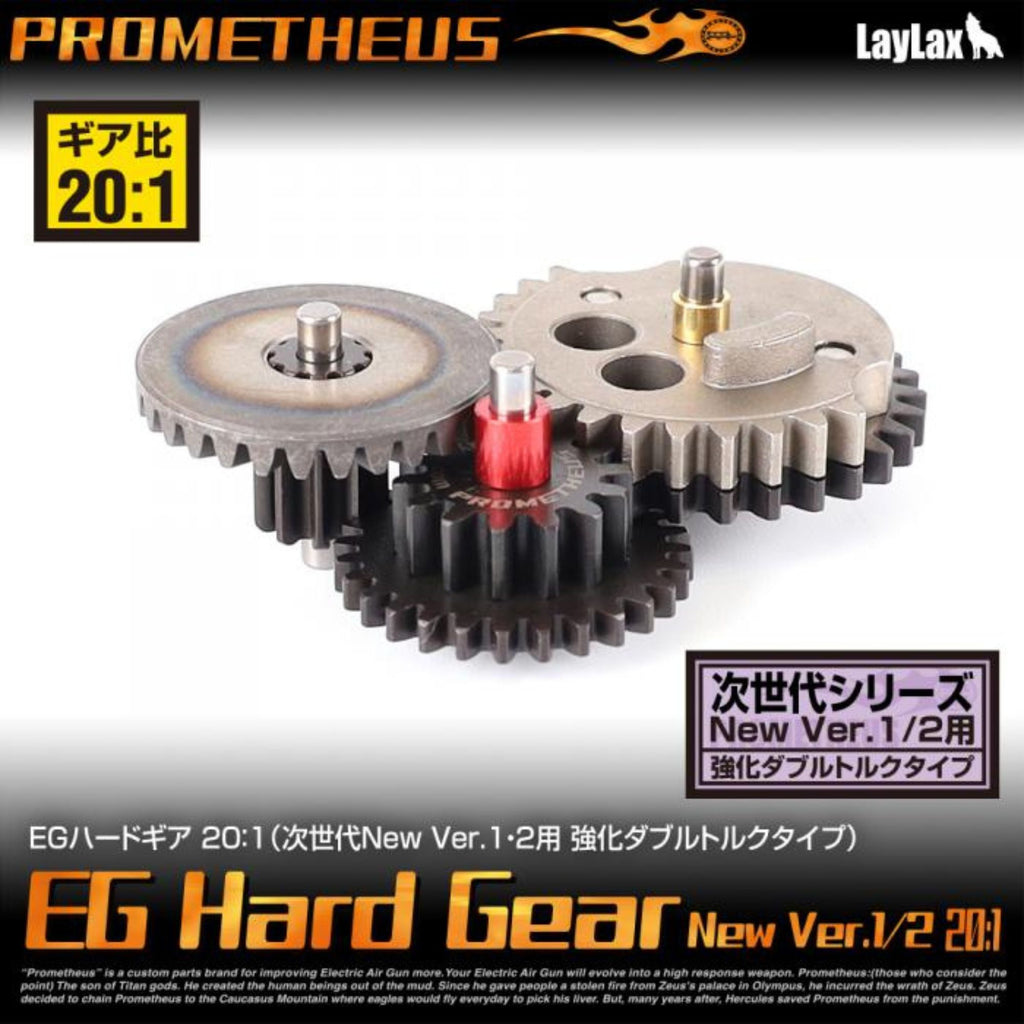 【LayLax】東京マルイ 次世代シリーズ用 EGハードギア New Ver.1/2用 強化ダブルトルクタイプ