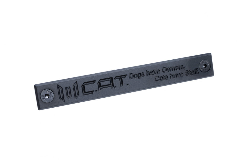 【C.A.T.】クウォートパネル M-LOK 3SL "Dogs have Owners, Cats have Staff"