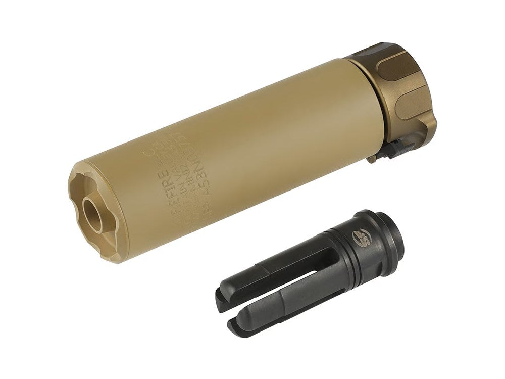 [5KU] SF SOCOM556-MINI2 Type Suppressor DE [14mm CCW Thread] 