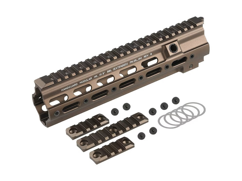 【5KU】Geissele SMR HK416タイプレールハンドガード 10.5inch [VFC HK416 GBB] DE