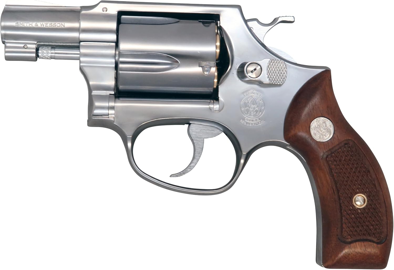 マルシン】S&W M60 2インチ シルバーABS 木製サービスグリップ