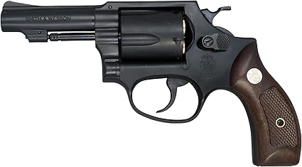 【マルシン】Ｍ36 3インチ マットブラックABS 木目調プラサービスグリップ