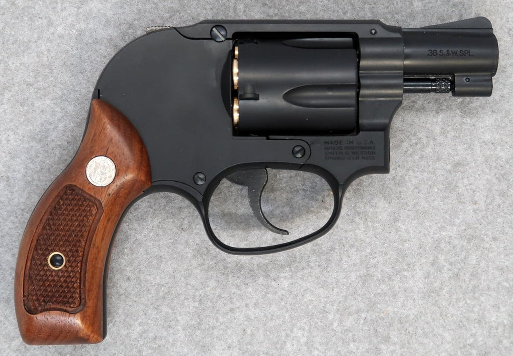 マルシン】S&W M49 木製サービスグリップ 6mmBB Xカート式ガス