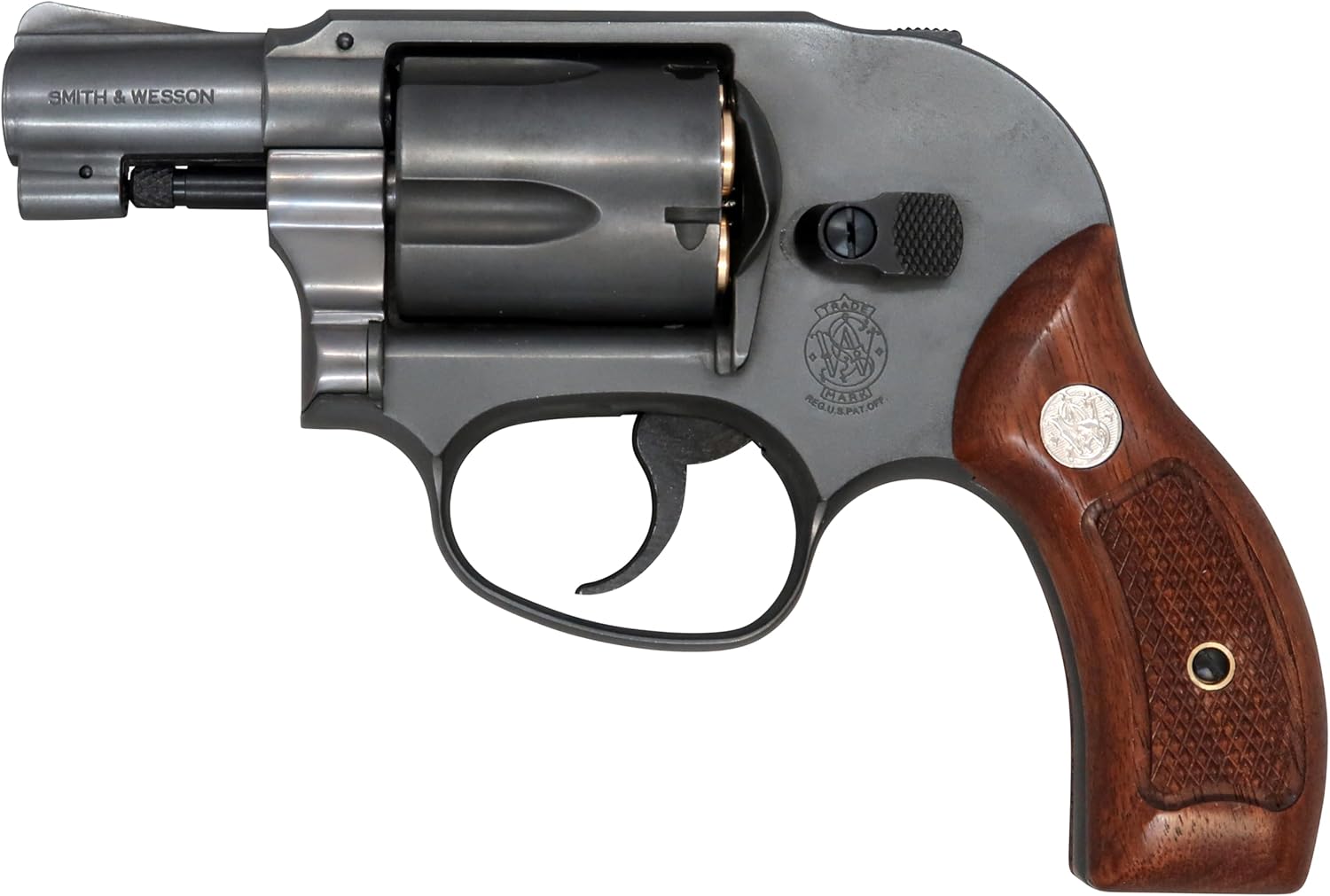 マルシンS&W M649 ガスリボルバー木製グリップ マルシン】S&W M49 木製サービスグリップ 6mmBB Xカート式ガス
