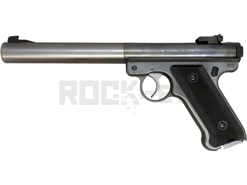 【ジャンク】マルシン工業　ルガーMk1 サイレンサーモデル　固定スライドガスガン マルシン MK1 アサシンズ サイレンサーモデル エクセレント