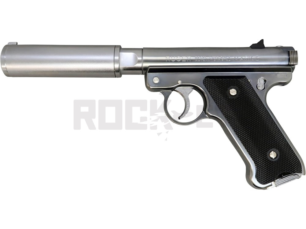 Marushin Mk1 Assassins Silver ABS 6mm BB Fixed Slide Gas