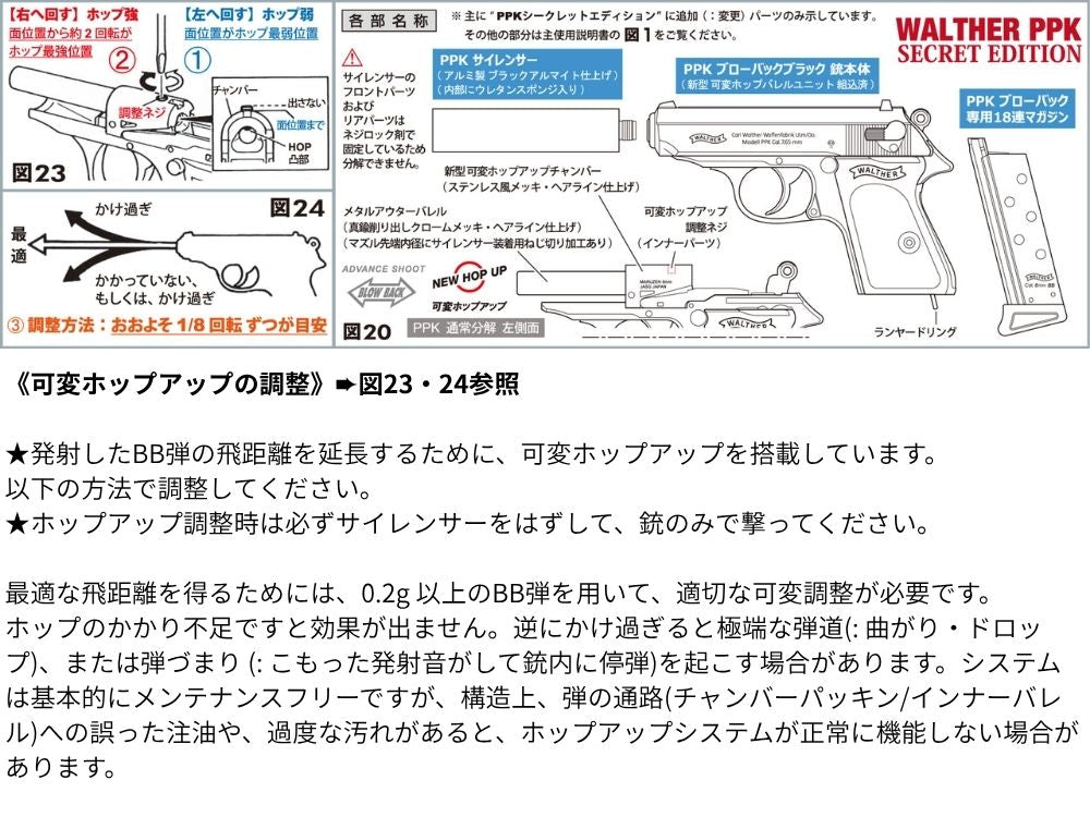 マルゼン】ワルサー PPK シークレットエディション（2026年4月17日新