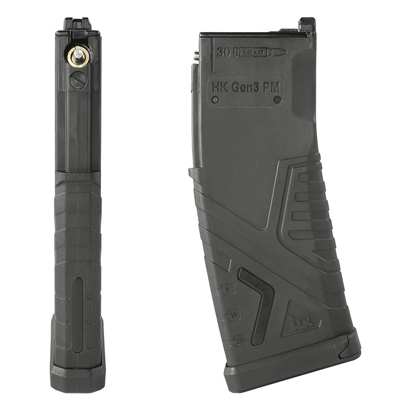 GHK】CO2マガジン HK Gen3 PMスタイル HK416 AR M4用 スペアマガジン