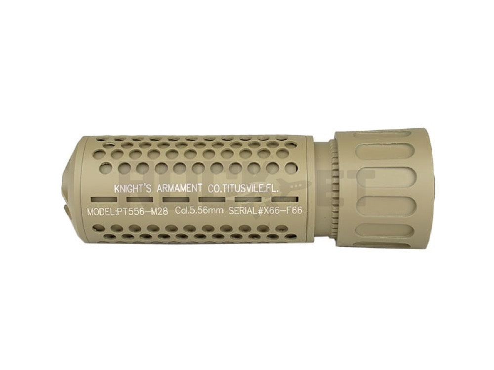 【5KU】KAC 556QDC/CQBスタイルサプレッサー ショート TAN