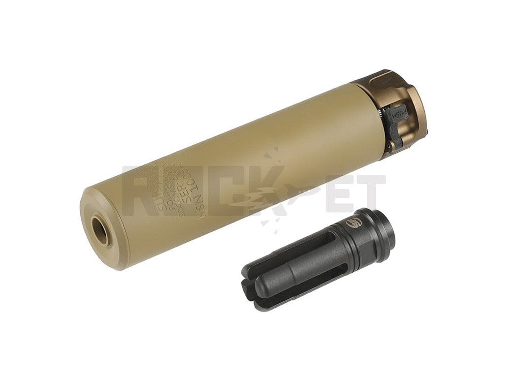 【5KU】SF SOCOM556-RCスタイル QDサイレンサー DE