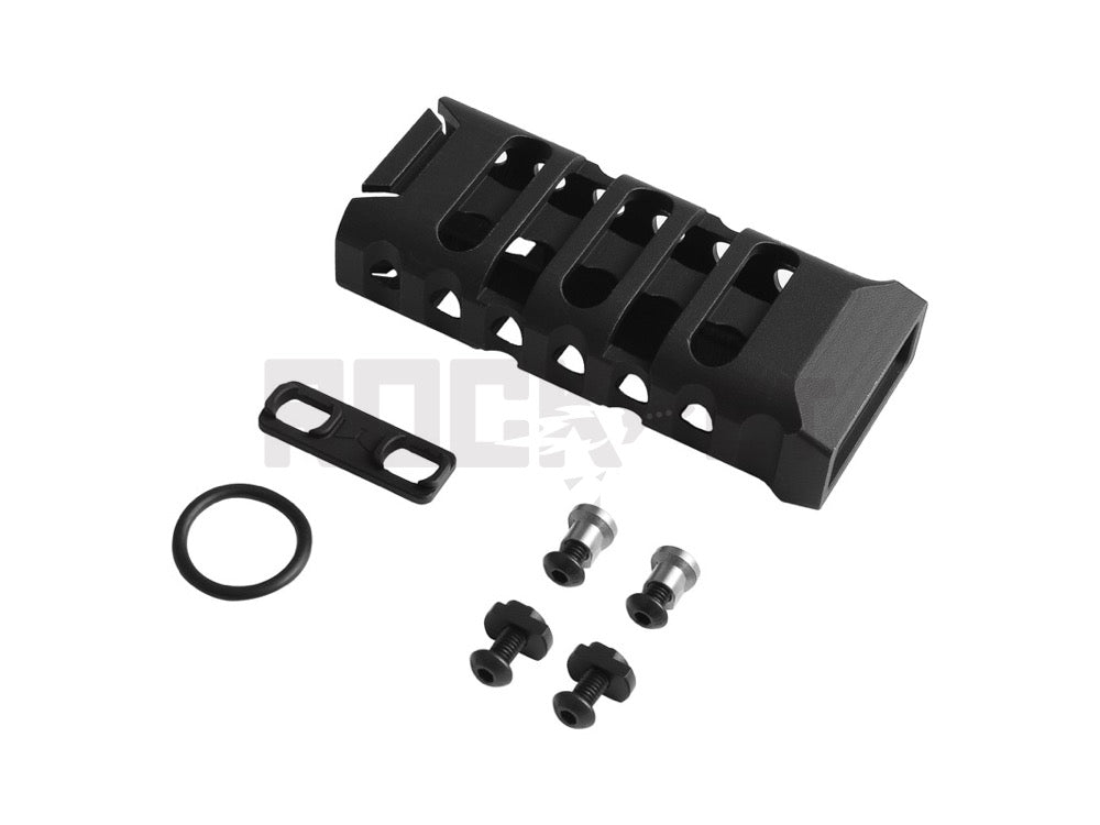 【5KU】VTAC UVGスタイル バーティカルフォアグリップ ストレートカット Type2 (M-LOK/KeyMod対応)