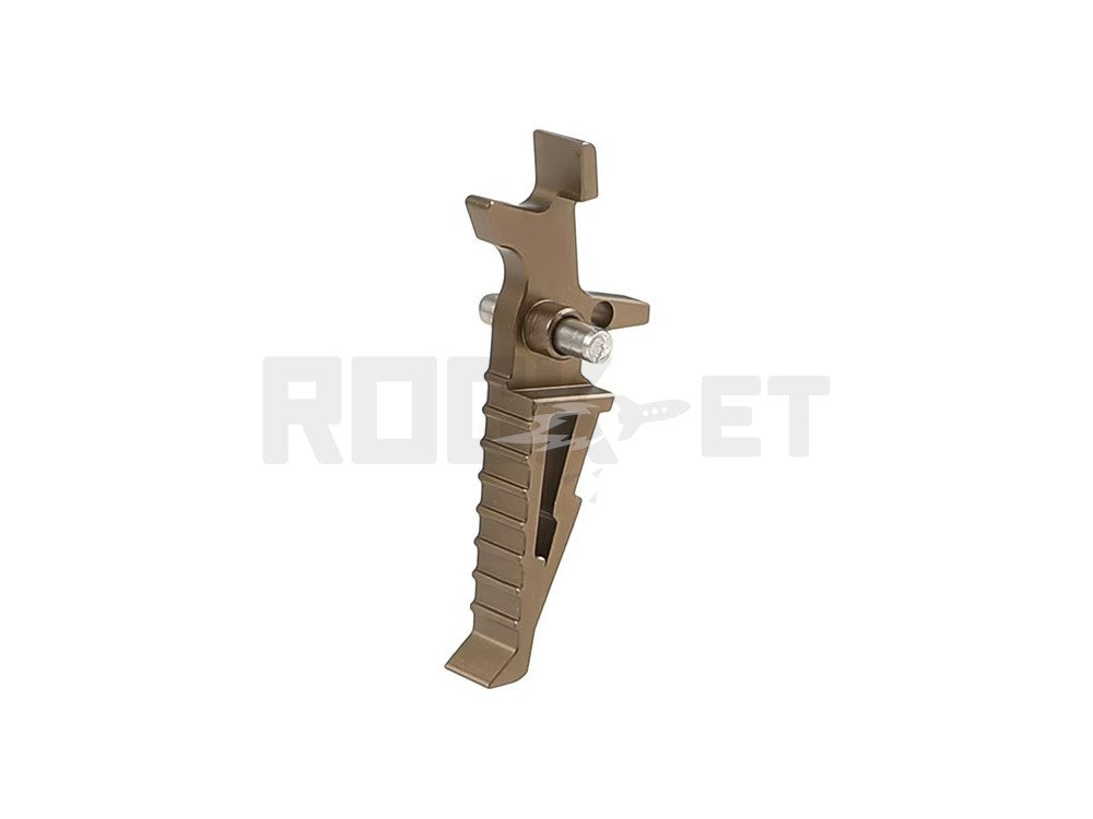 [5KU] SI Type Straight Trigger [STD M4 AEG] FDE