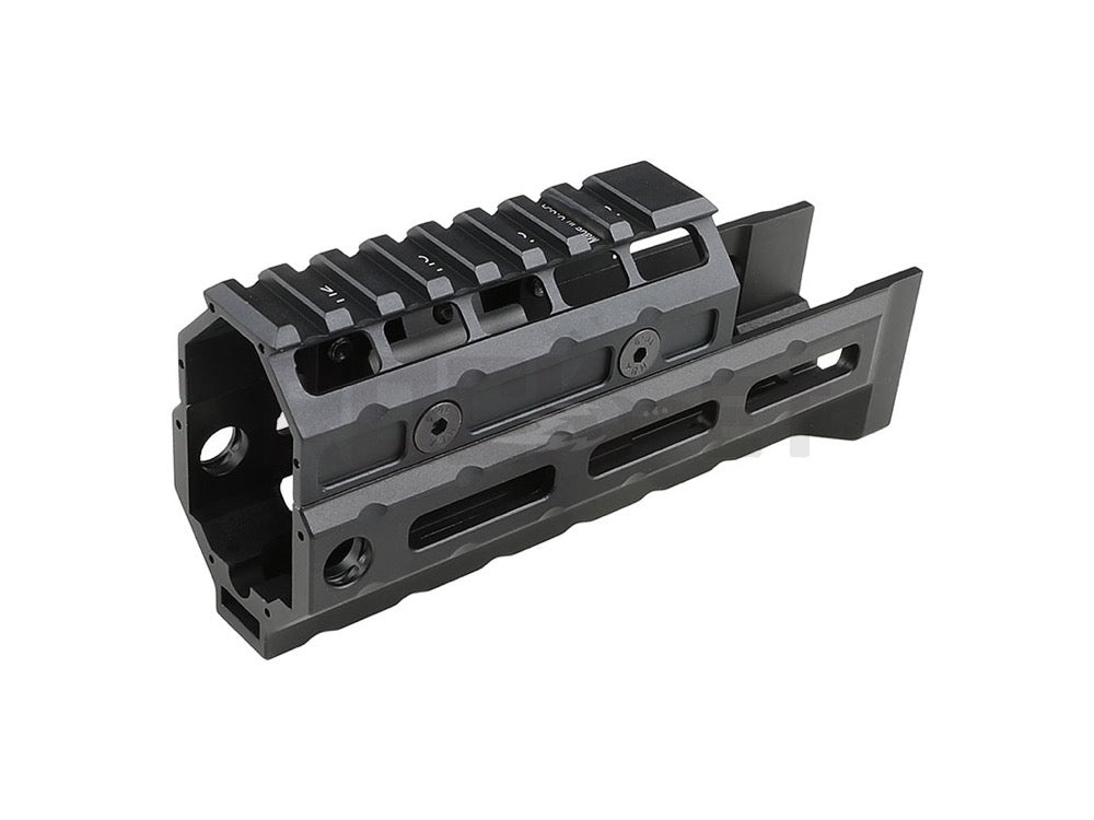 【5KU】MIタイプ Gen.2 AK47/74 M-LOK ユニバーサルハンドガード BK