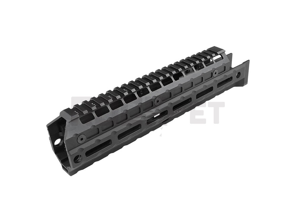 【5KU】MIタイプ Extended Gen.2 AK47/74 M-LOK ユニバーサルハンドガード BK